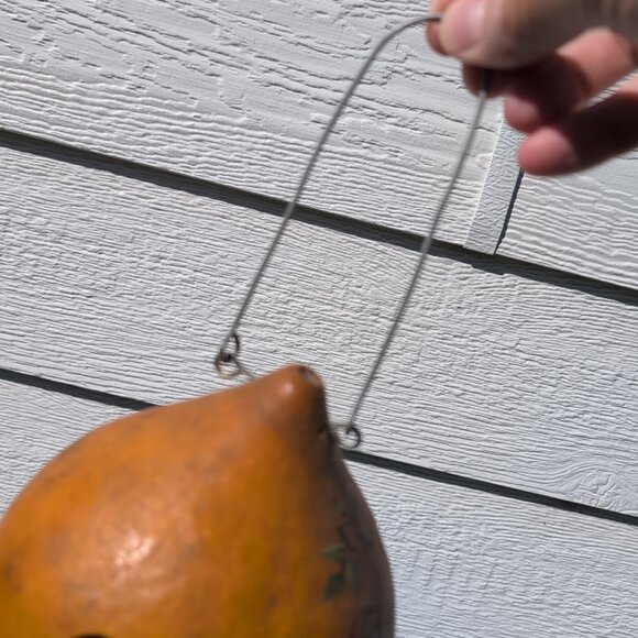 Hand-Painted Gourd Birdhouse Decoration - Picture 5 of 6